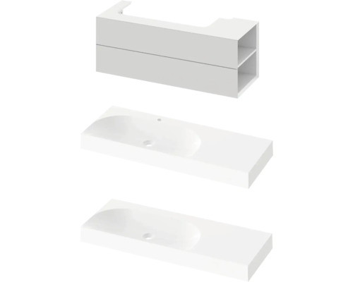 Skříňka pod umyvadlo a umyvadlo do koupelny