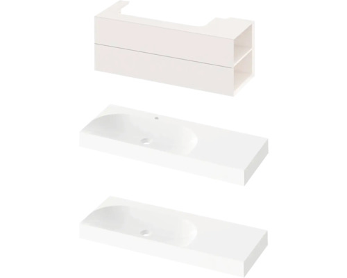 Skříňka pod umyvadlo s umyvadlem do koupelny