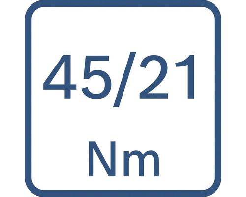 Nastavení točivého momentu 45/21 Newtonmetrů