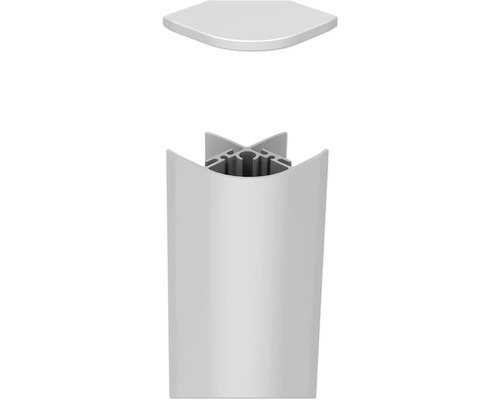 Rohový profil z plastu s koncovkou