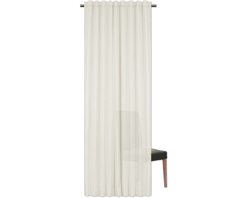 Záclona z látky se závěsem na řasící stuhu