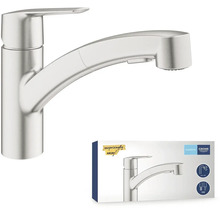 Kuchyňská baterie s výsuvnou sprchou a logem Grohe