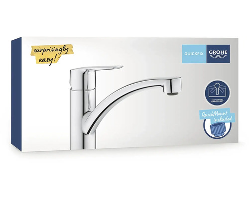 Kuchyňská baterie Grohe Quickfix v obalu produktu