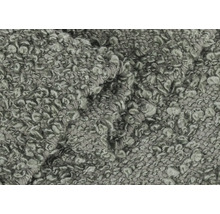 Detail šedého smyčkového koberce s texturou