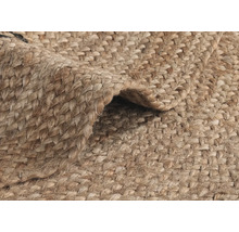 Detail tkaného koberce z přírodních vláken