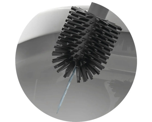 Toaletní kartáč v koupelně