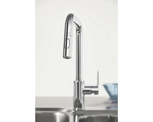 Kuchyňská baterie s výsuvnou sprchou