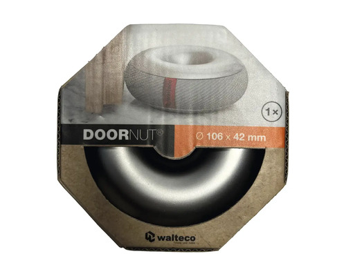 Dveřní zarážka pro montáž na stěnu, průměr 106 x 42 milimetrů