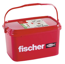 Kbelík hmoždinek Fischer s 1500 hmoždinkami