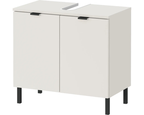 Skříňka pod umyvadlo se dvěma dvířky a nožičkami