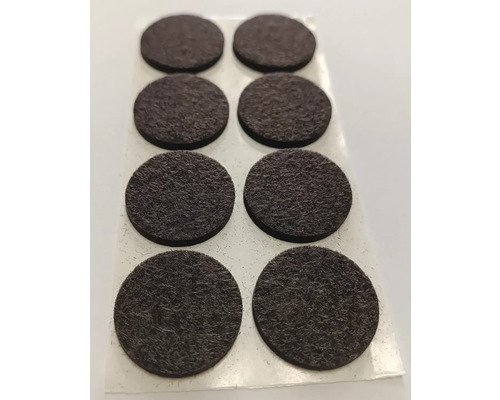 Filcové kluzáky, kulaté, k nalepení