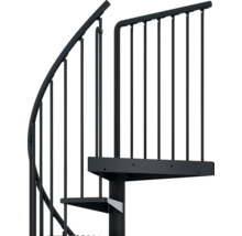 Kovové točité schodiště