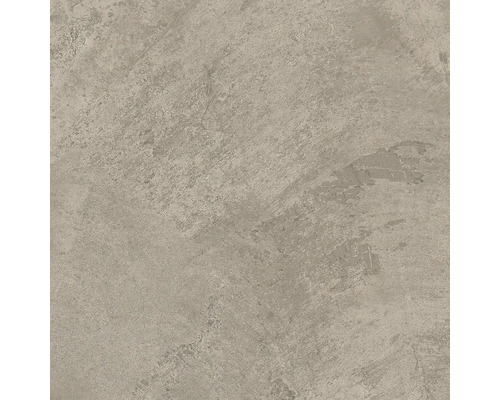 Detail šedé podlahové dlaždice s betonovým vzhledem.