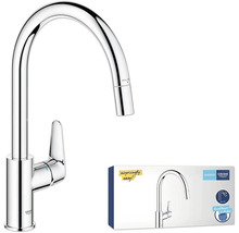 Kuchyňská baterie Grohe s vysokým výtokem a výsuvnou sprchou
