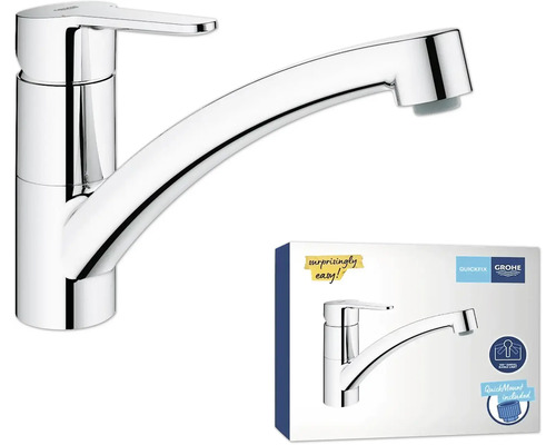 Kuchyňská baterie s vysokým výtokem a obalem