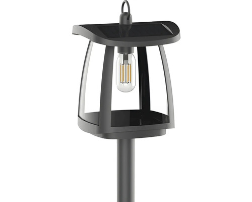 Solární lampa s žárovkou pro venkovní použití