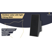 Viking SR83 Solární LED venkovní světlo