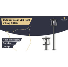 Solární LED venkovní svítidlo Viking SR10L
