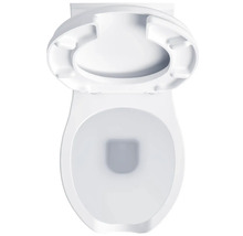 Řez toaletou s otevřeným víkem