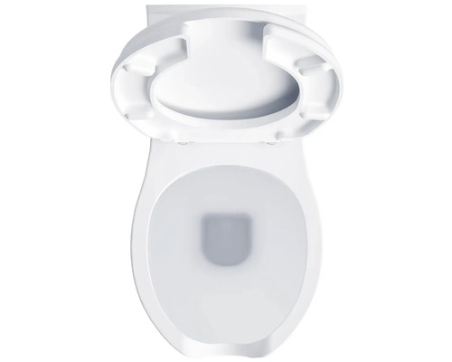 Řez toaletou s otevřeným víkem