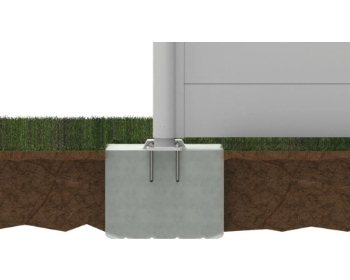 Základ pro zahradní domek v zemi