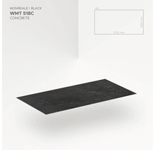 Betonová dlaždice Monreale Black WMT 518C, 1200 x 600 mm