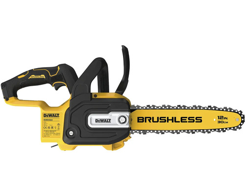 Akumulátorová řetězová pila DeWalt s délkou lišty 30 centimetrů