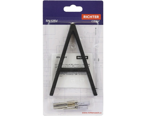 Písmeno A pro popis čísel domů včetně upevňovacího materiálu