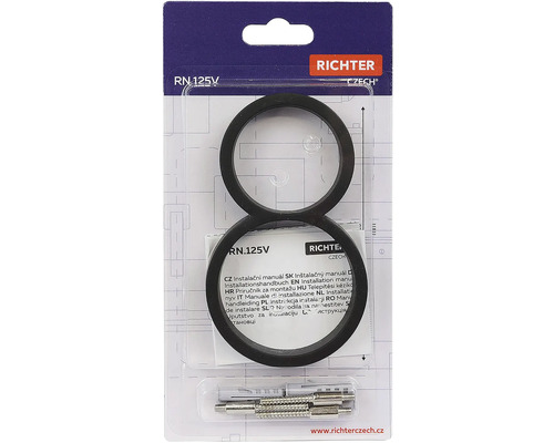 Číslo domu Richter 8 včetně montážního materiálu