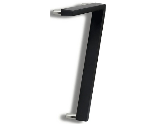 Číslo domu 7 z kovu pro montáž na stěnu