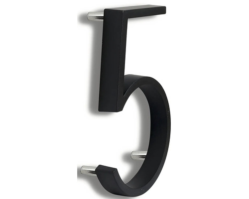 Číslo domu 5 z kovu