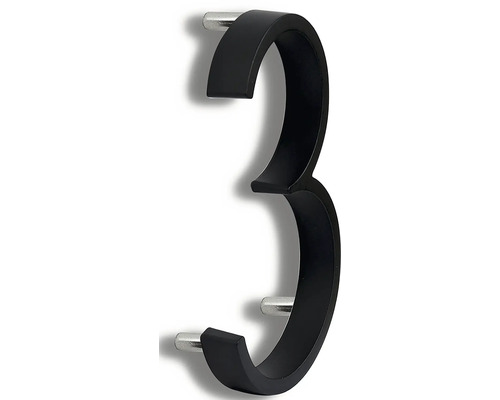 Číslo domu 3 pro montáž na stěnu