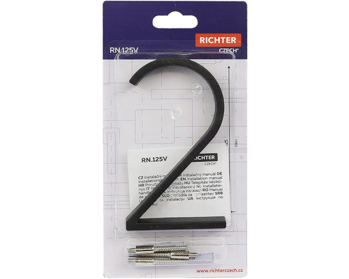 Číslo domu 2 od Richter Czech včetně montážního materiálu