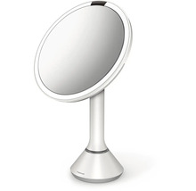 Kosmetické zrcadlo Simplehuman se senzorem na stojanu