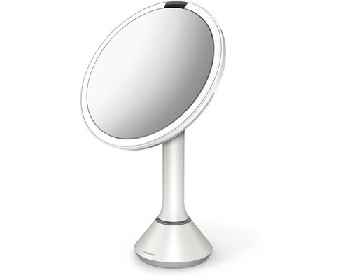 Kosmetické zrcadlo Simplehuman se senzorem na stojanu