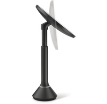 Kosmetické zrcadlo se stojanem a funkcí nastavení.