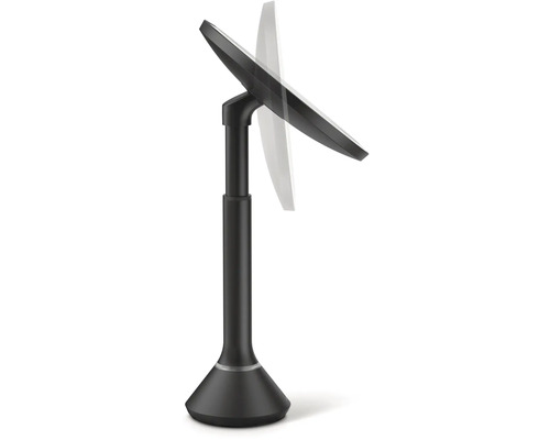 Kosmetické zrcadlo se stojanem a funkcí nastavení.