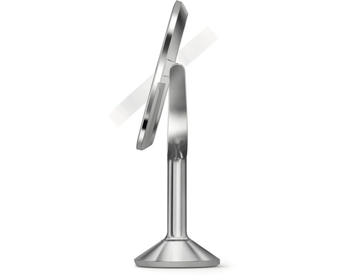 Nastavitelné kosmetické zrcadlo z kovu