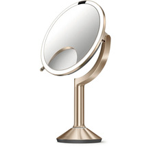 Stojící kosmetické zrcadlo s osvětlením