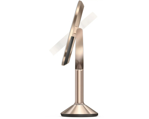 Kosmetické zrcadlo se stojanem a nastavitelnou hlavou zrcadla