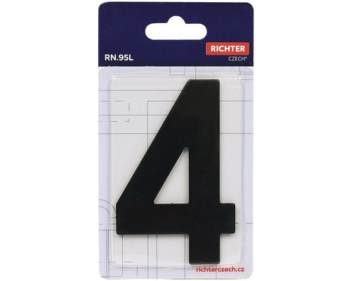 Číslo domu 4 z plastu od Richter Czech