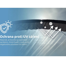 UV ochrana pro bazénové krytí