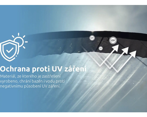 UV ochrana pro bazénové krytí