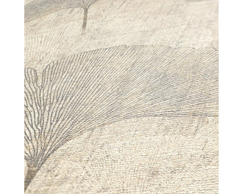 Detail tapety s motivem listů