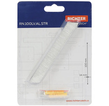 Hliníkové těsnění dveří, délka 100 mm, včetně upevňovacího materiálu, k utěsnění dveří