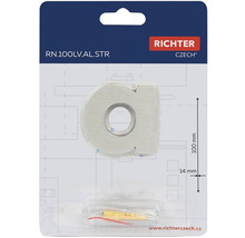 Richter Číslo domu nula z hliníku, výška 100 milimetrů