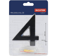 Číslo domu 4 z kovu, výška 100 mm