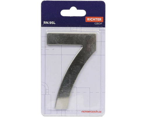 Domovní číslo 7 z kovu od Richter