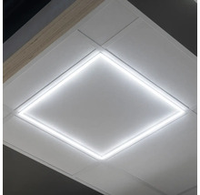 Čtvercové stropní svítidlo s LED rámem