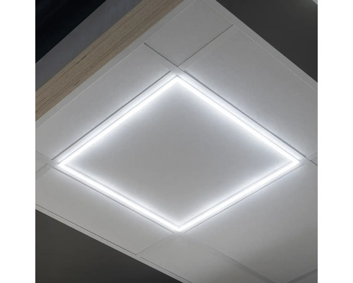 Čtvercové stropní svítidlo s LED rámem